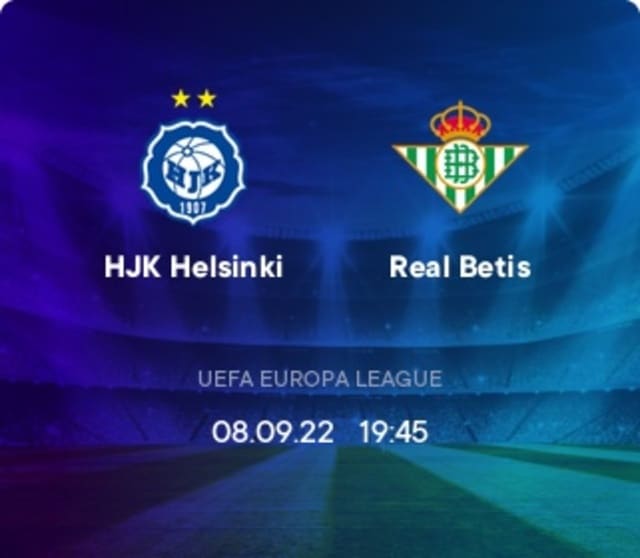 Soi kèo bóng đá 188 HJK vs Betis, 08/09/2022 – Europa League